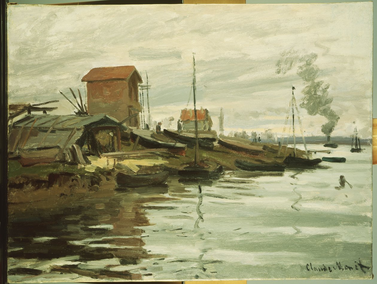 Seinen ved Petit-Gennevilliers, 1872 av Claude Monet