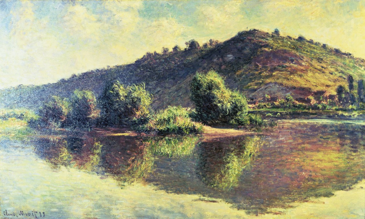 Seinen ved Port-Villez, 1883 av Claude Monet