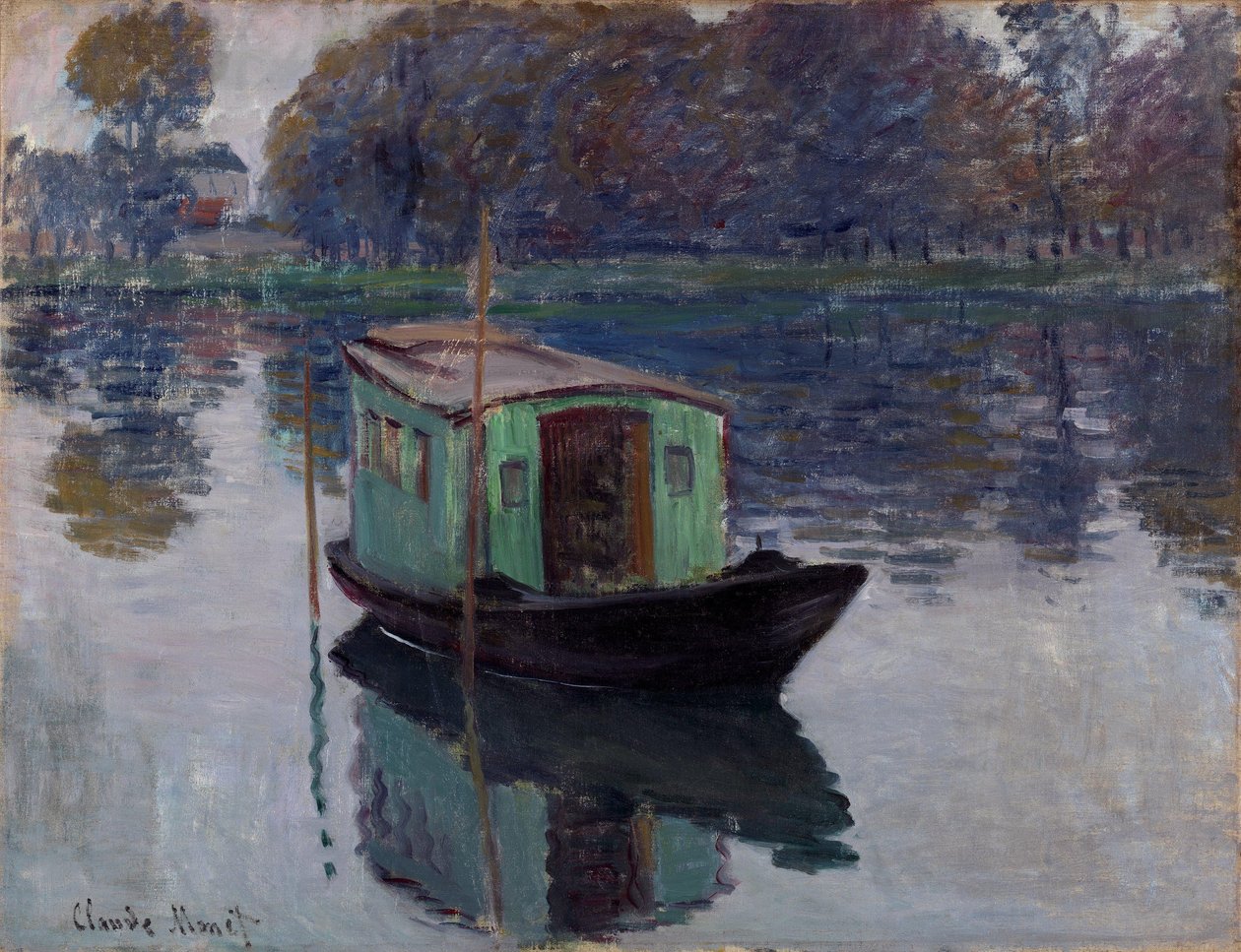 Studiobåten av Claude Monet