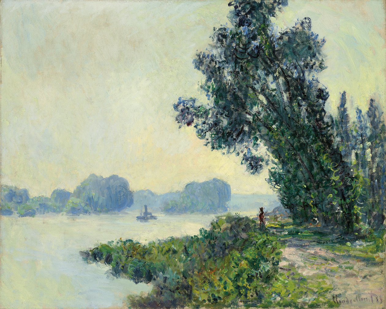 Slepeveien på Granval; Slepeveien på Granval, 1883 av Claude Monet