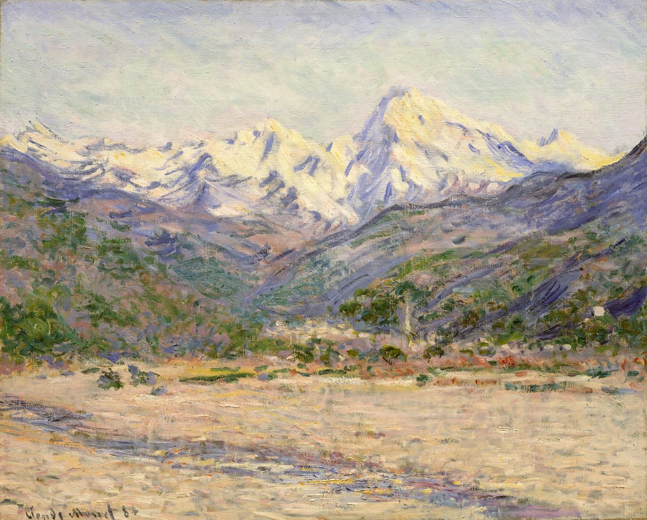 Nerviadalen av Claude Monet
