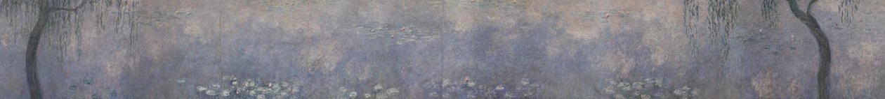 Vannliljene - De to pilene, 1914-1926 av Claude Monet