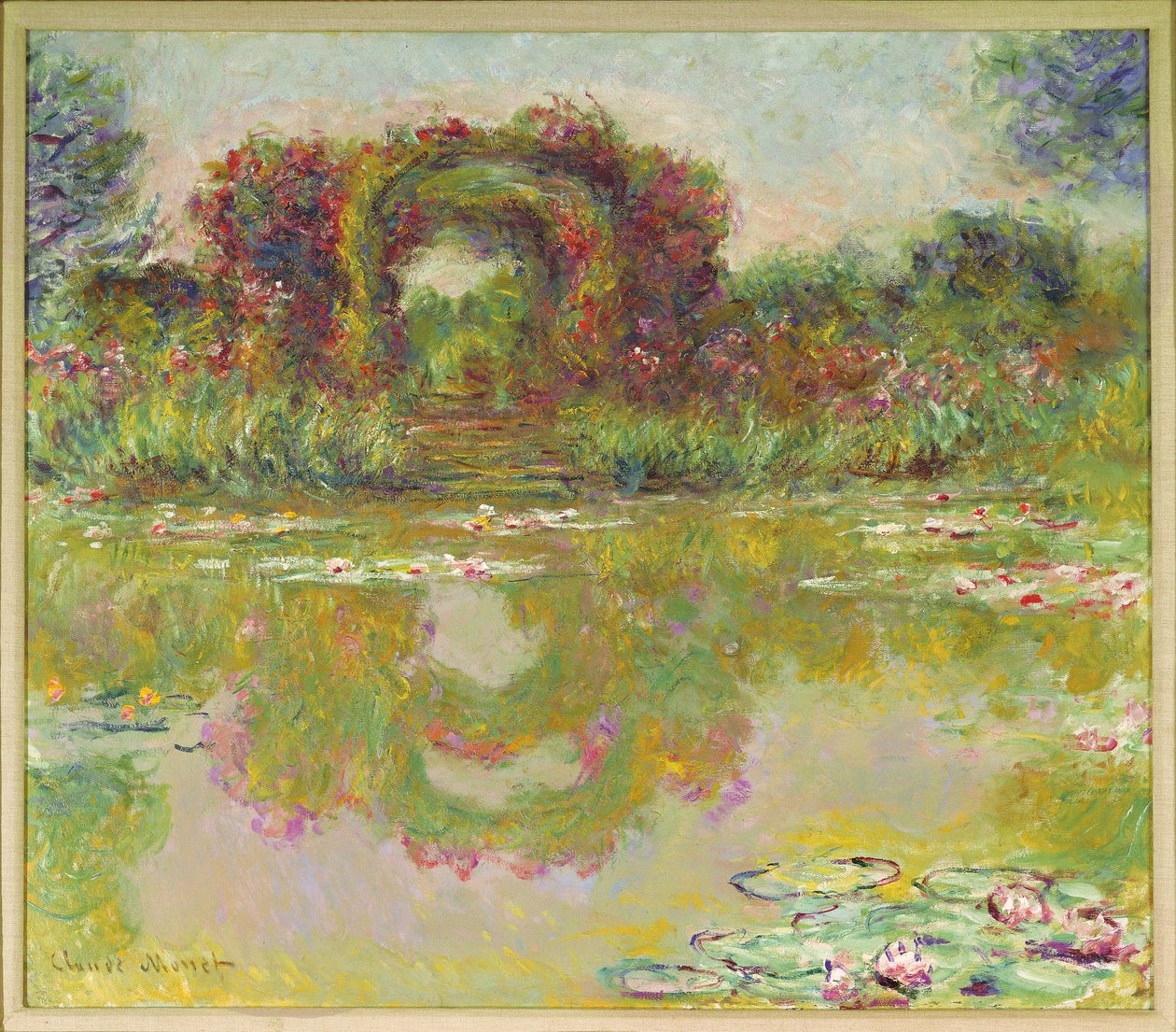 Rosebuene, Giverny av Claude Monet