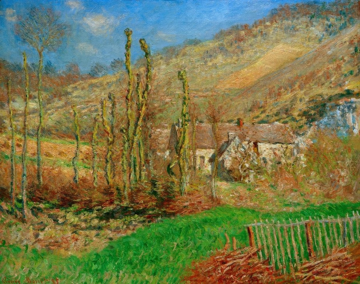 Val de Falaise om vinteren av Claude Monet