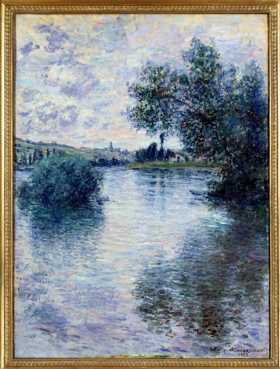 Vetheuil-maleri av Claude Monet (1840-1926) 1879 Søn. 0,8x0,6 m Rouen, musee des Beaux Arts av Claude Monet