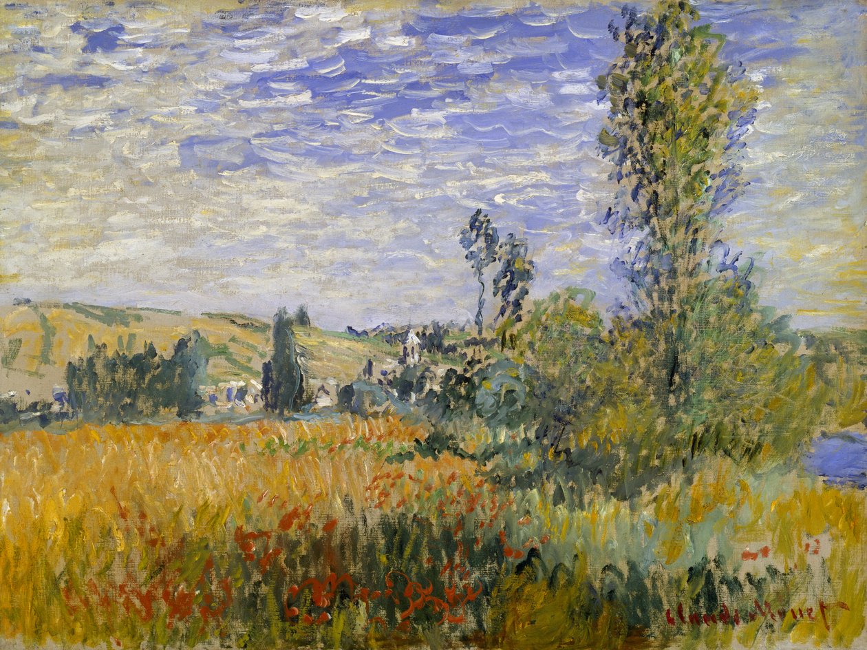 Vetheuil, ca. 1880 (olje på lerret) av Claude Monet