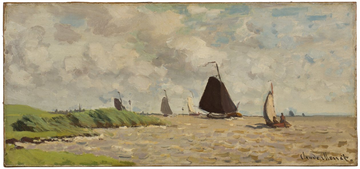 Utsikt fra Voorzan av Claude Monet