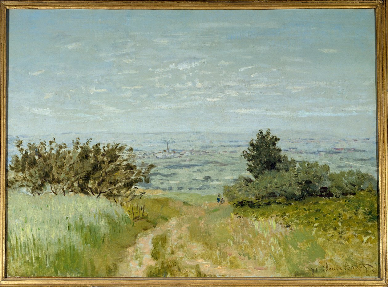 Utsikt fra sletten til Argenteuil, skråningene til Sannois i 1872. Maleri av Claude Monet (1840-1926) av Claude Monet