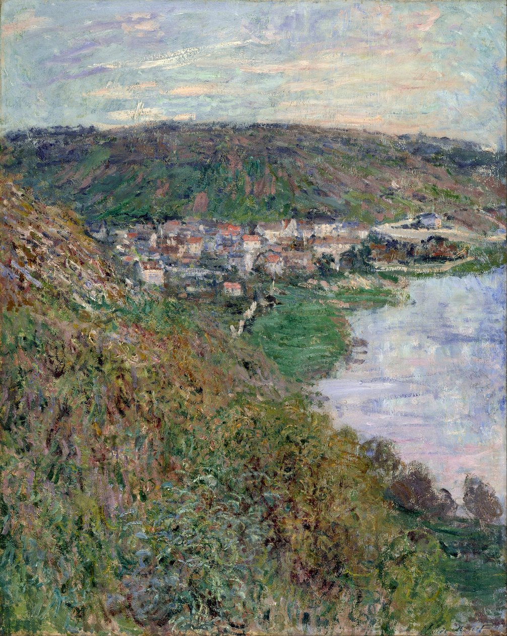 Utsikt over Vétheuil av Claude Monet