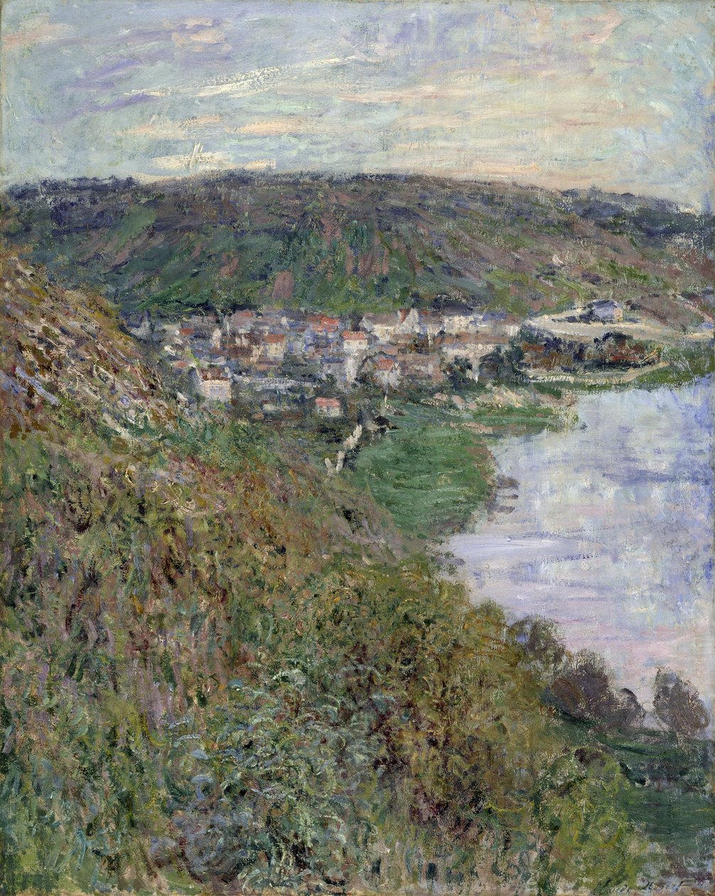 Utsikt over Vétheuil av Claude Monet