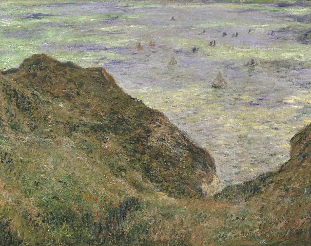 Utsikt over havet, 1882 av Claude Monet