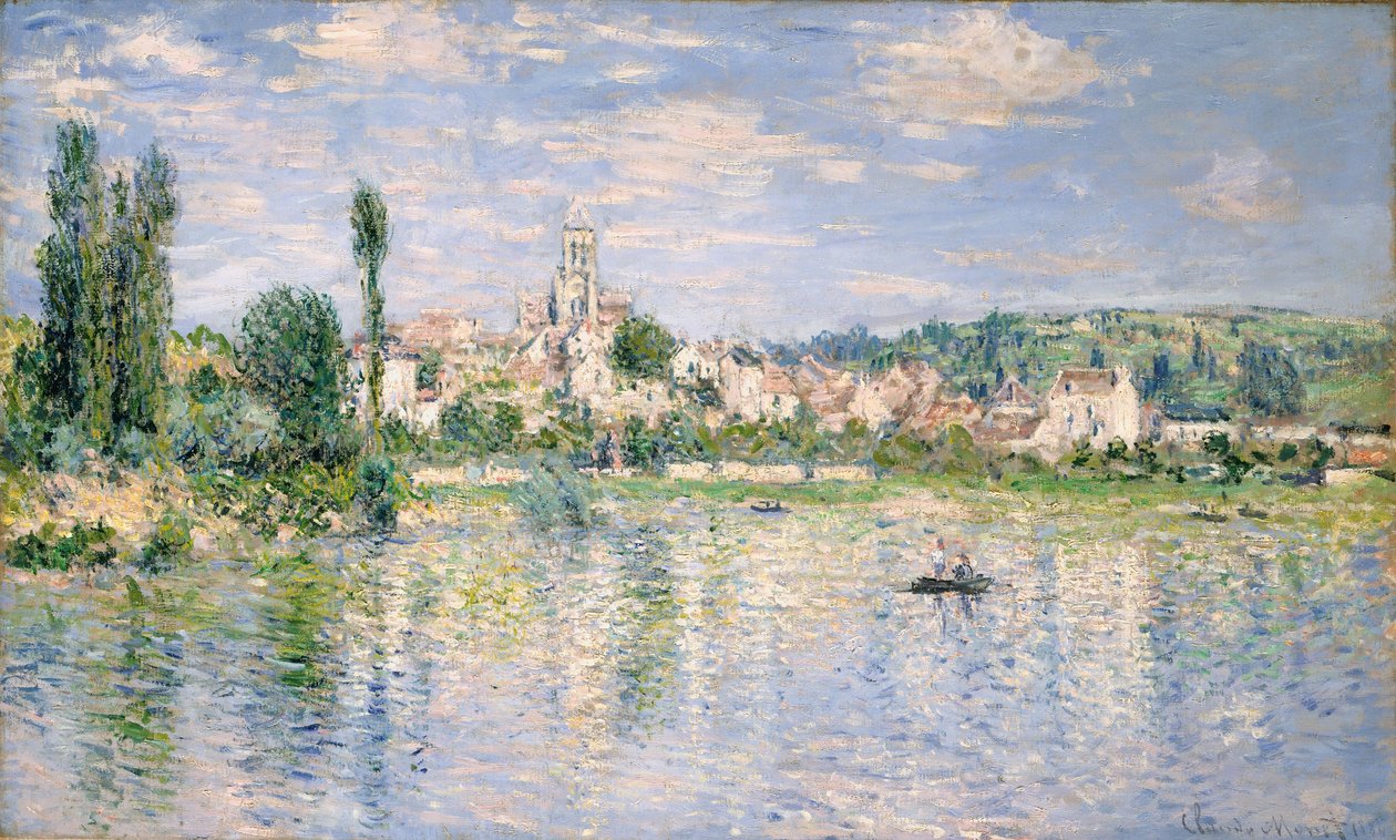 Vétheuil om sommeren av Claude Monet