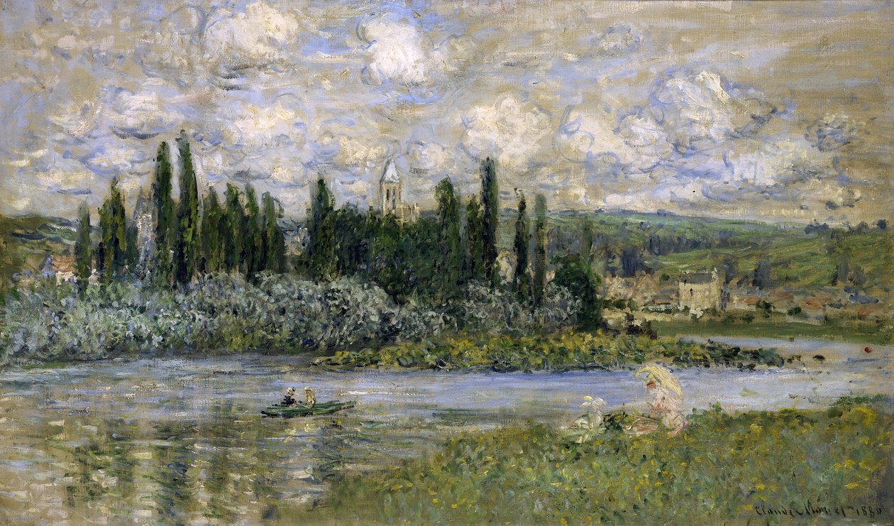 Utsikt over Vétheuil av Claude Monet