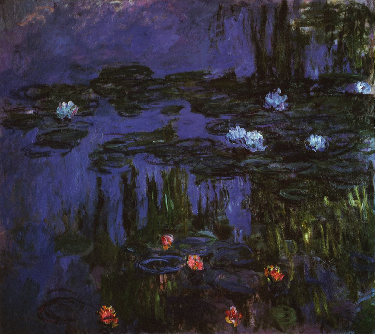 Vannliljer av Claude Monet