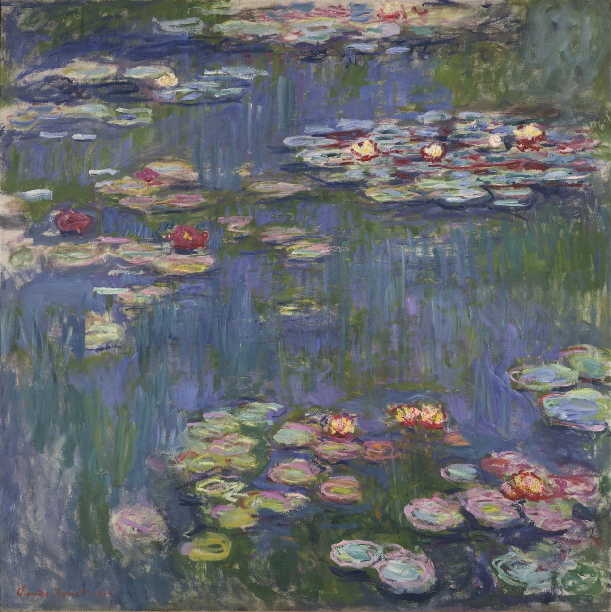 Vannliljer av Claude Monet