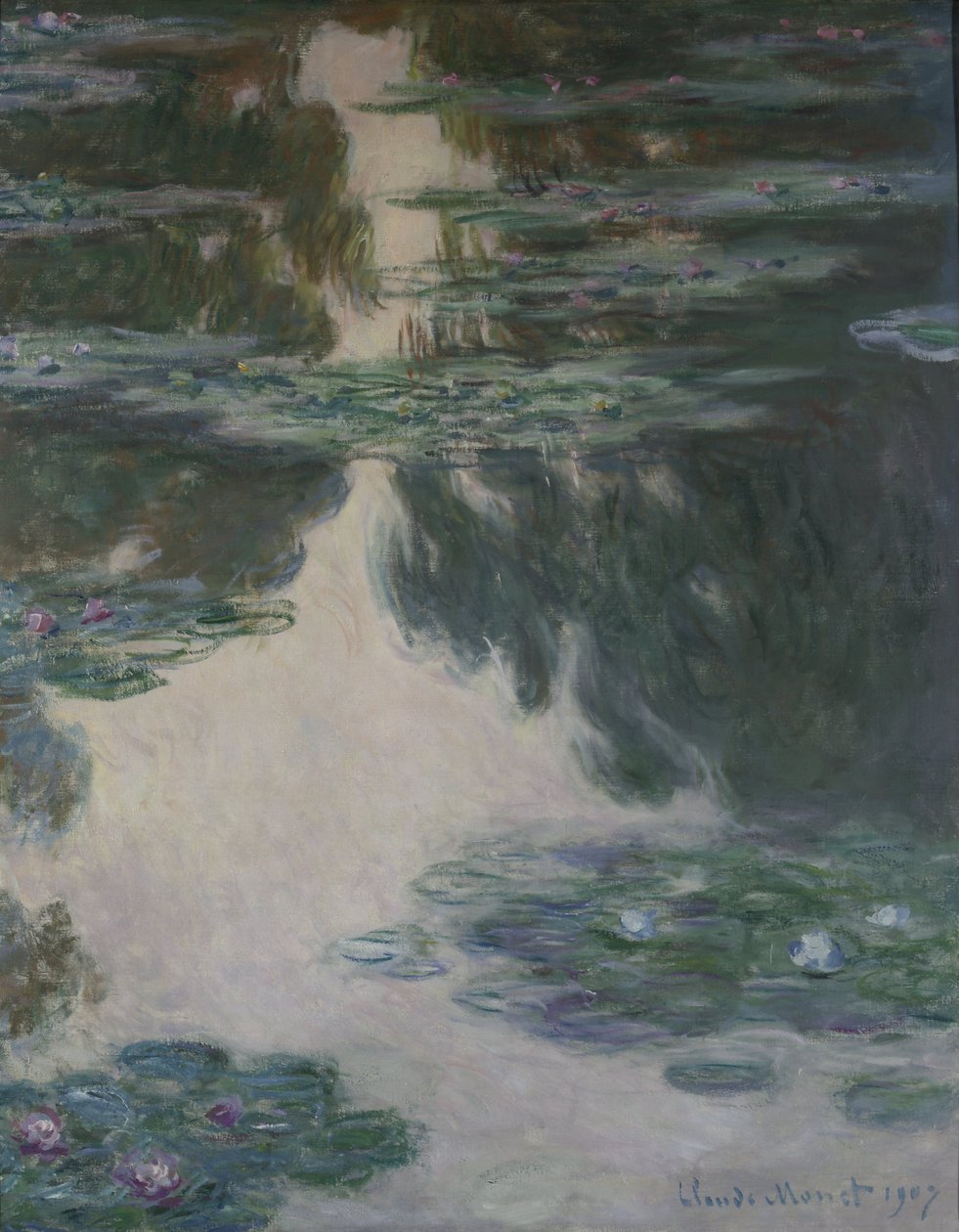 Vannliljer, 1907 av Claude Monet