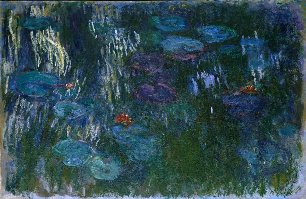 Vannliljer, 1916-19 av Claude Monet
