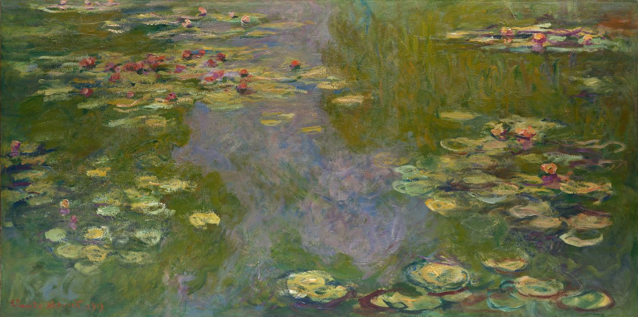 Vannliljer, 1919 av Claude Monet
