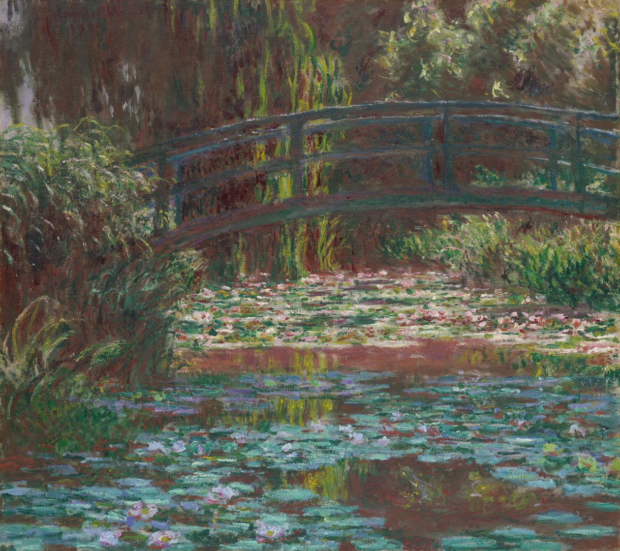 Water Lily Pond, 1900. av Claude Monet