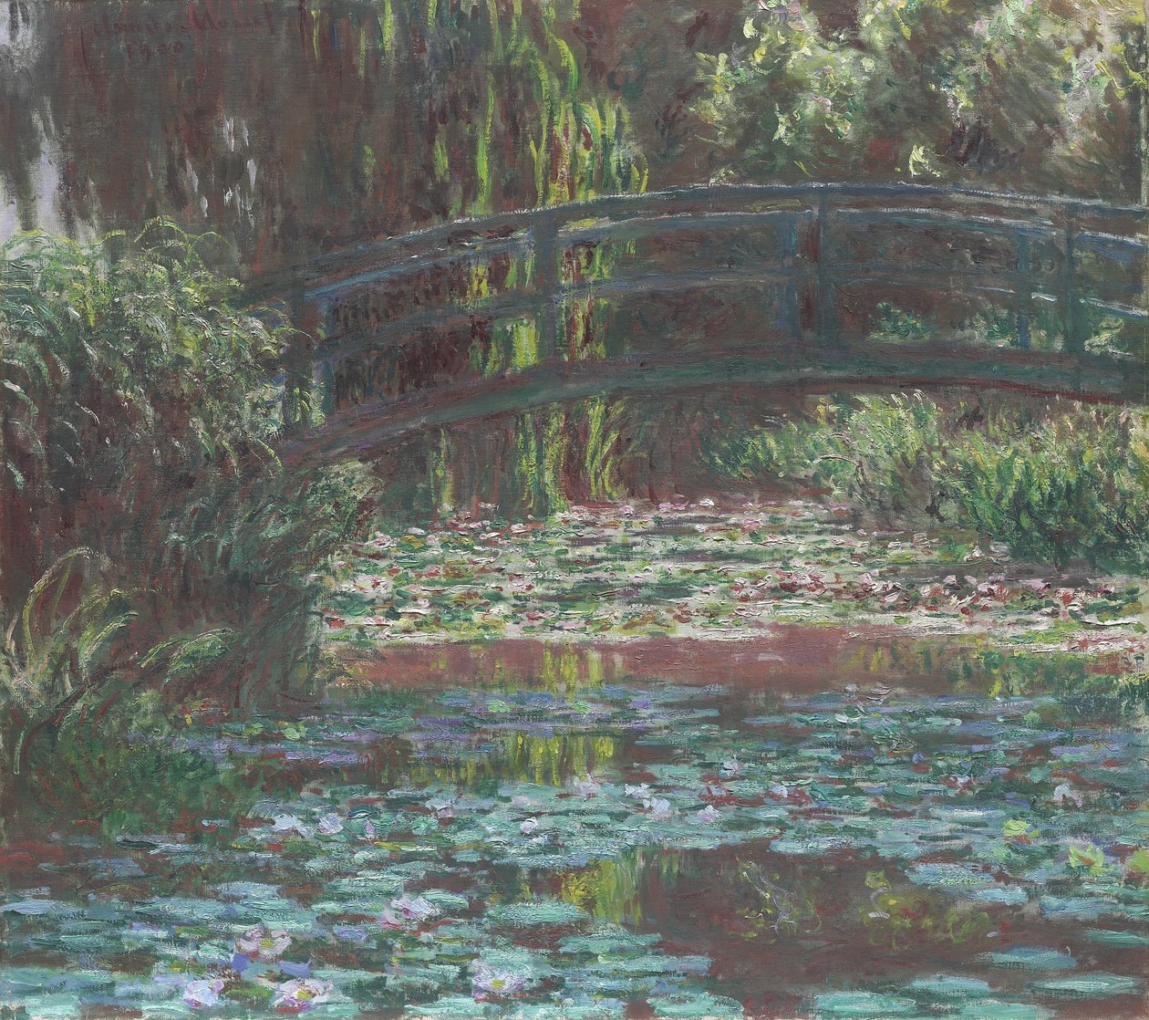 Water Lily Pond, 1900 av Claude Monet