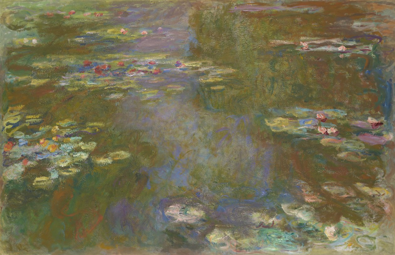 Water Lily Pond, 191719. av Claude Monet