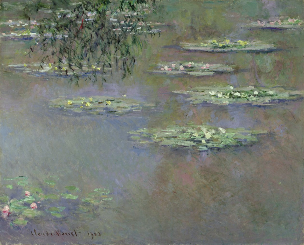 Vannliljer, 1903 av Claude Monet