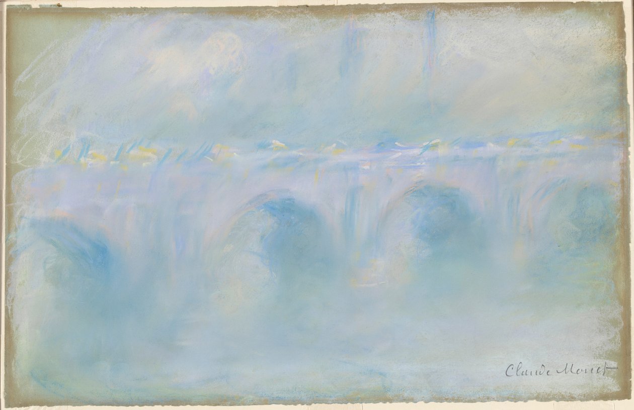 Waterloo-broen av Claude Monet