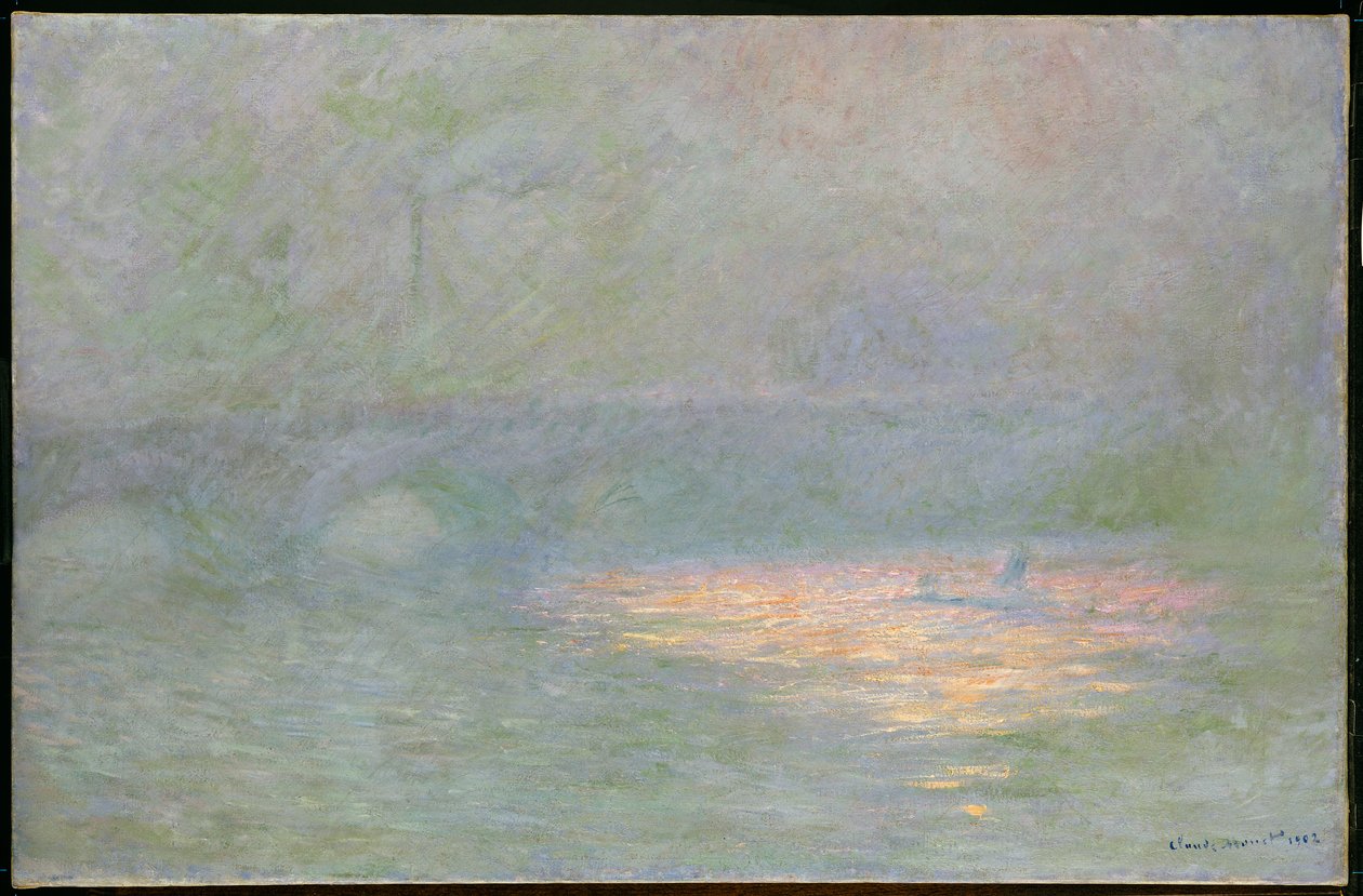 Waterloo Bridge av Claude Monet