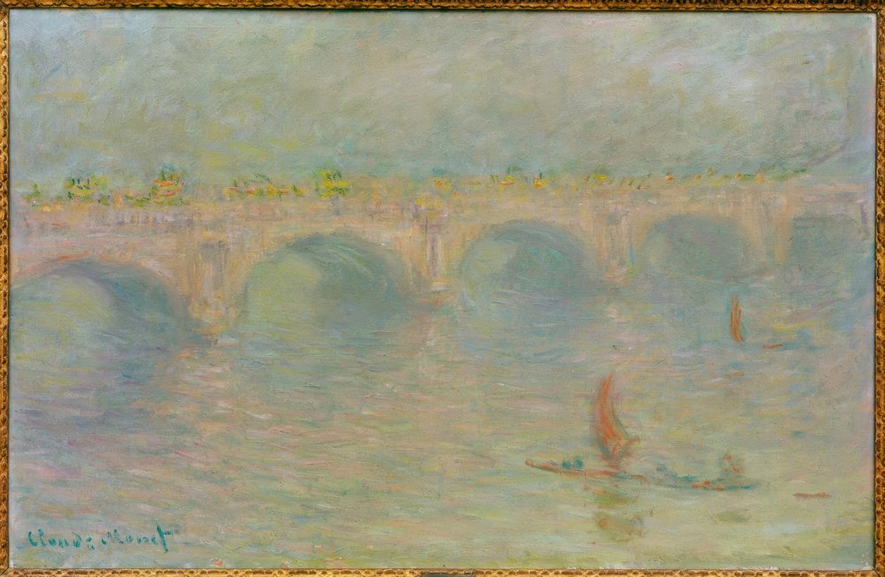 Waterloo Bridge, soleffekt (Waterloo Bridge, Sonne) av Claude Monet