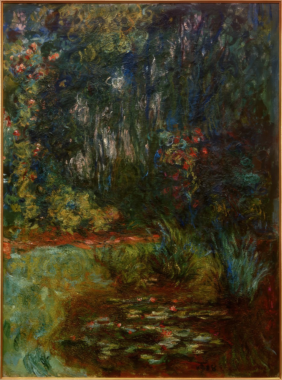 Hjørne av vannliljebassenget, 1918 av Claude Monet