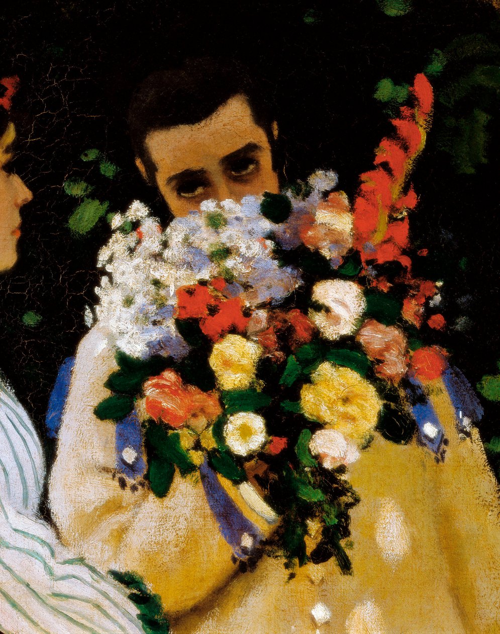 Kvinner i hagen, detalj av Claude Monet