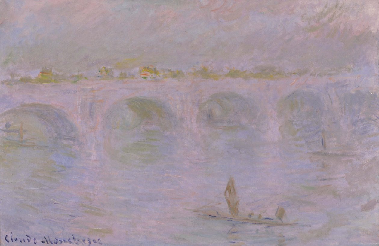Waterloo Bridge, London av Claude Monet