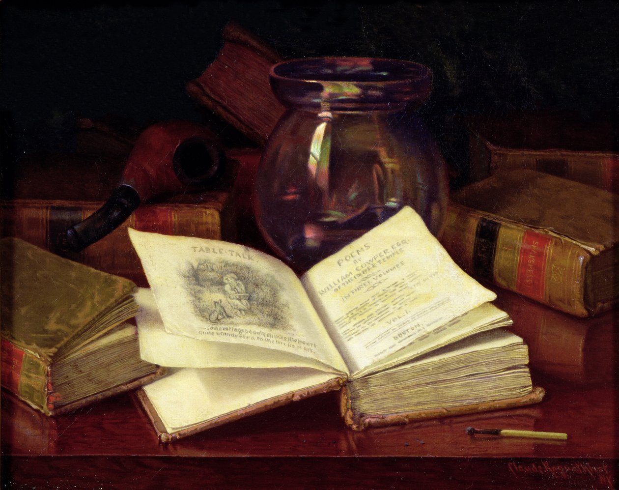 Dikt av William Cowper, ca. 1890-1905 av Claude Raguet Hirst