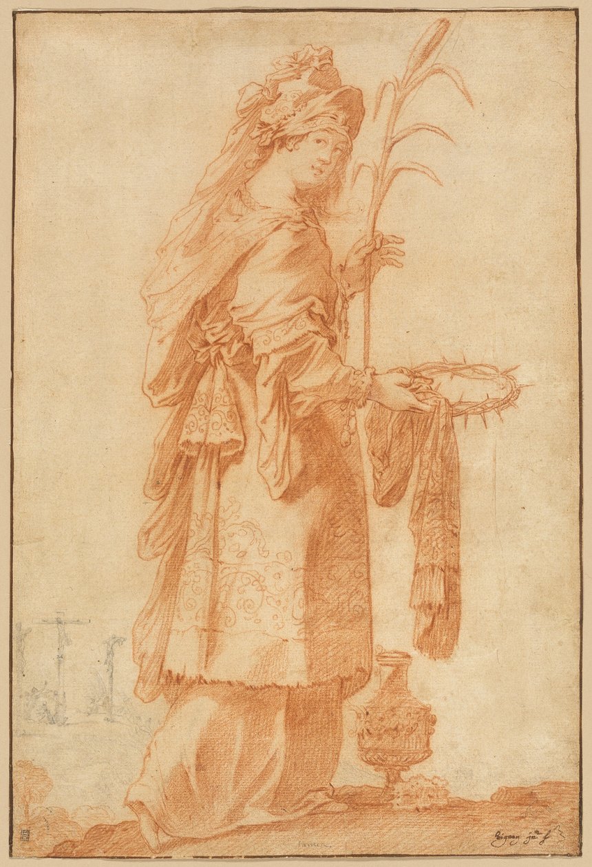 Samisk Sibyl av Claude Vignon
