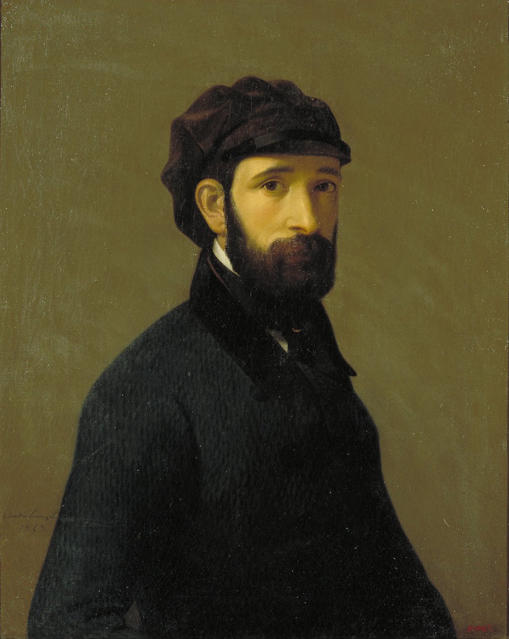 Selvportrett av Claudi Lorenzale