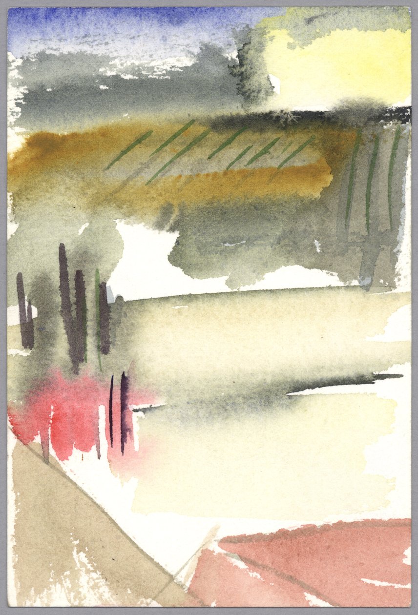 Varm sommerdag, 1994 (akvarell) av Claudia Hutchins Puechavy