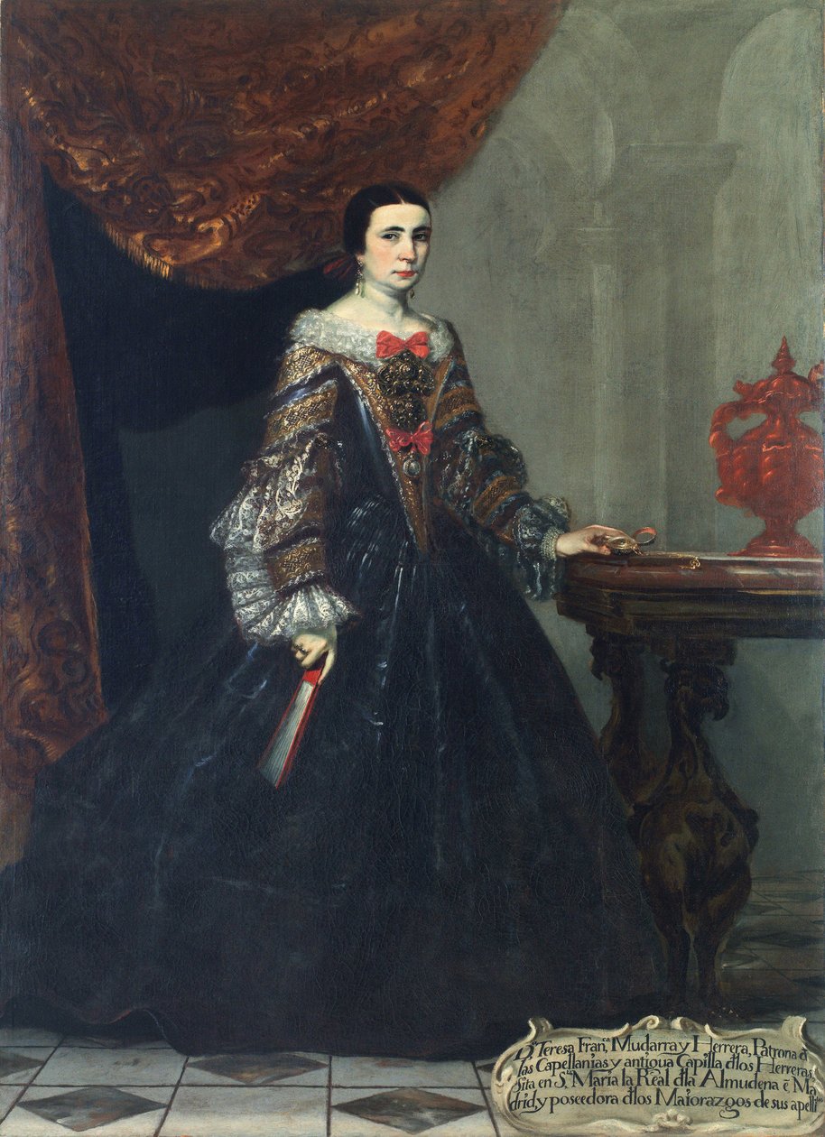 Portrett av Teresa Francisca Mudarra y Herrera, ca. 1620 av Claudio Coello