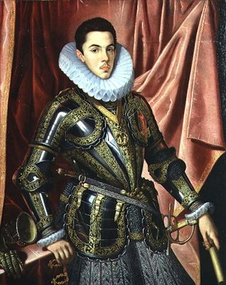 Portrett av en ung mann i rustning av Claudio Coello