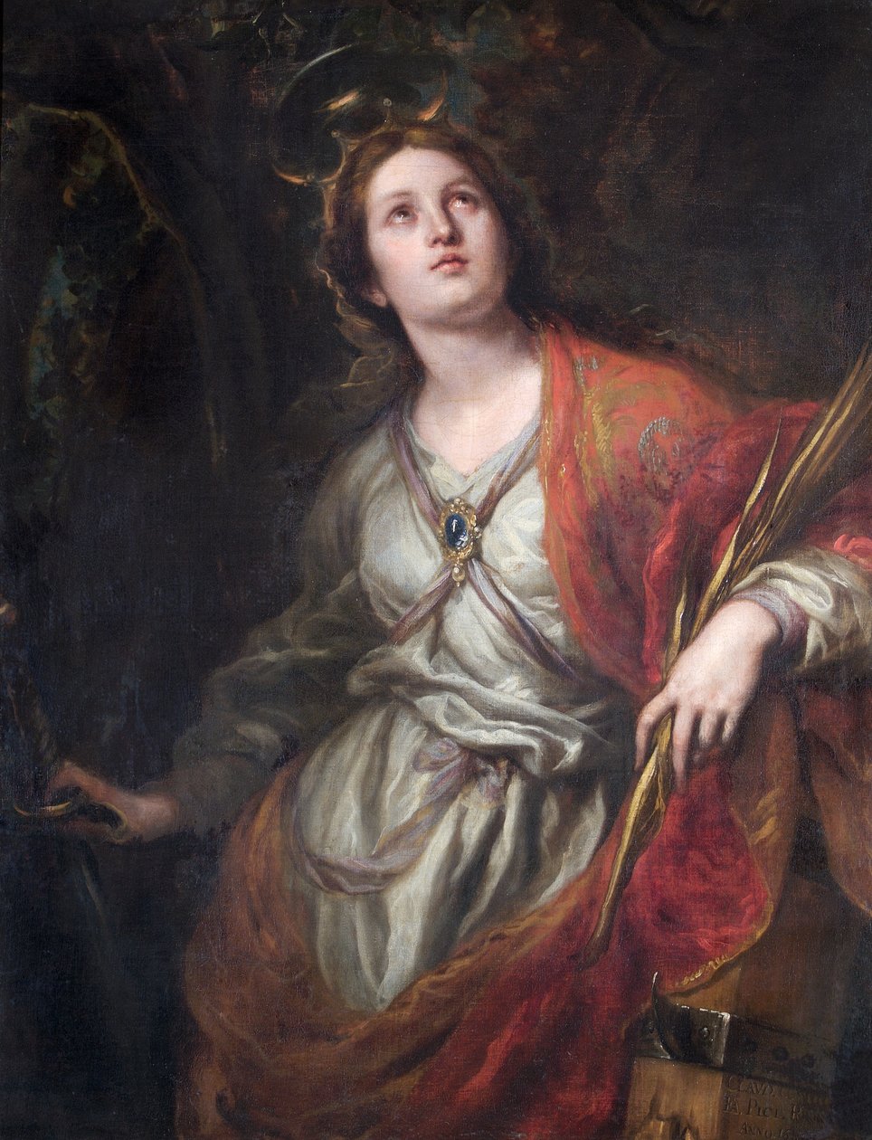 Den hellige Katarina av Alexandria av Claudio Coello