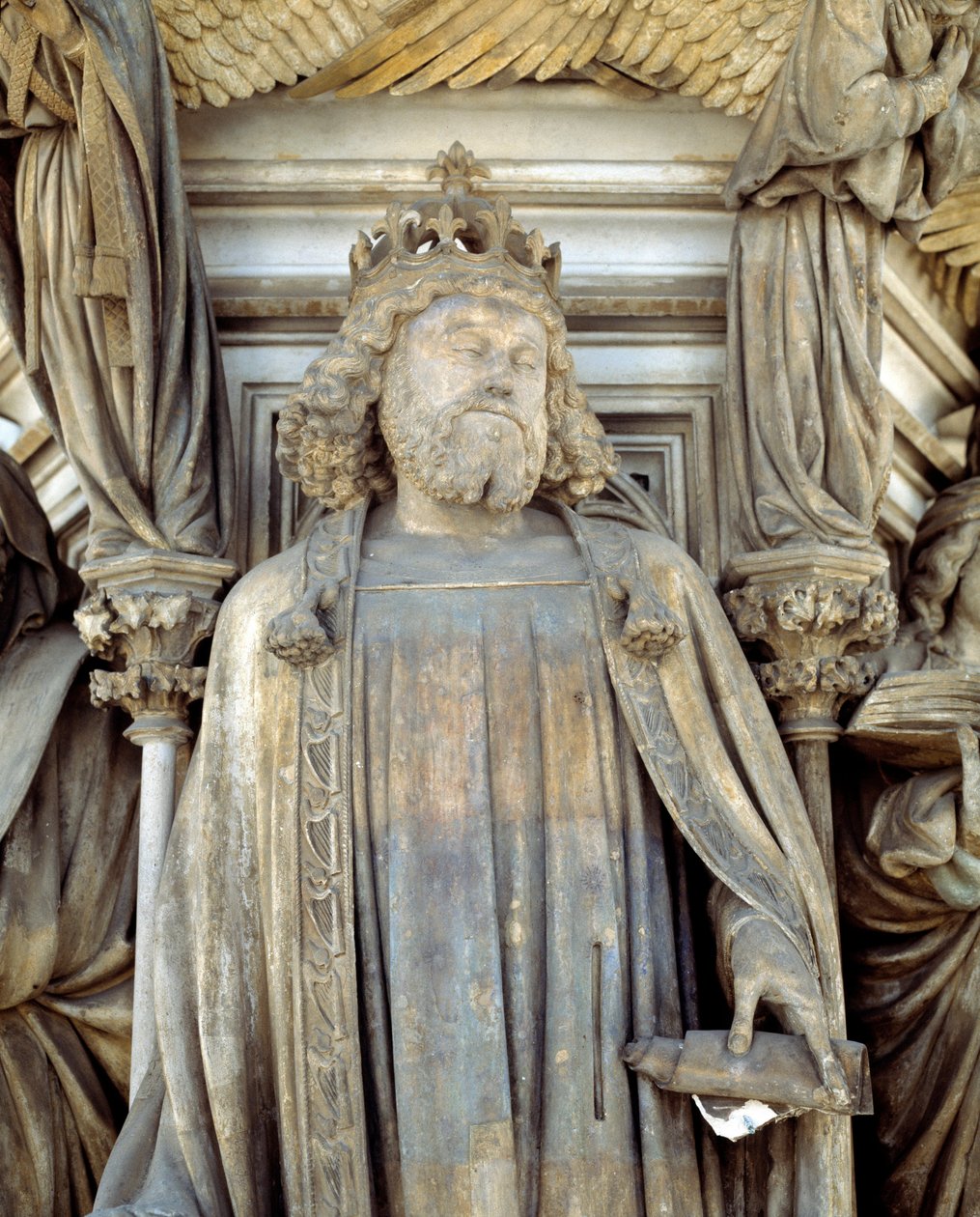David. Basen til Moses-brønnen (skulptur) av Claus Sluter