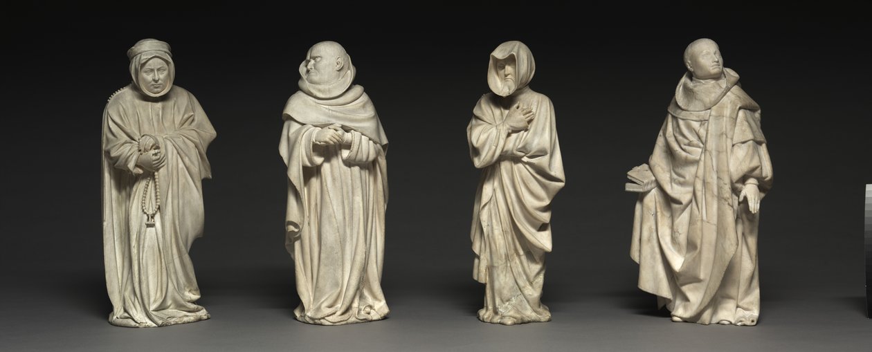 Sørgende fra graven til Filip den dristige, hertugen av Burgund, 1404-10 av Claus de Werve
