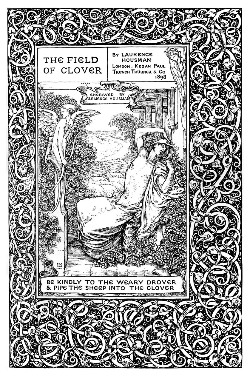 Tittelside til The Field of Clover, 1899. av Clemence Housman