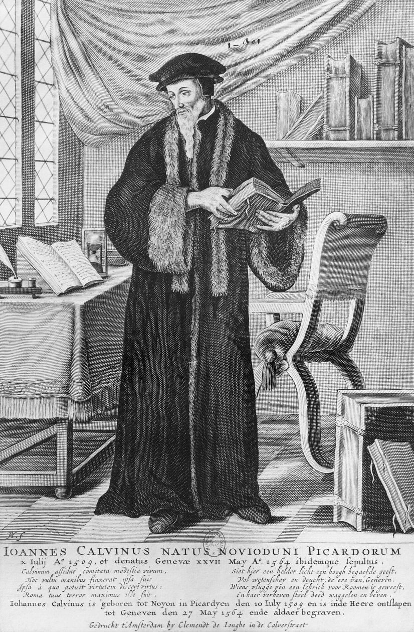 John Calvin av Clement de Jonghe