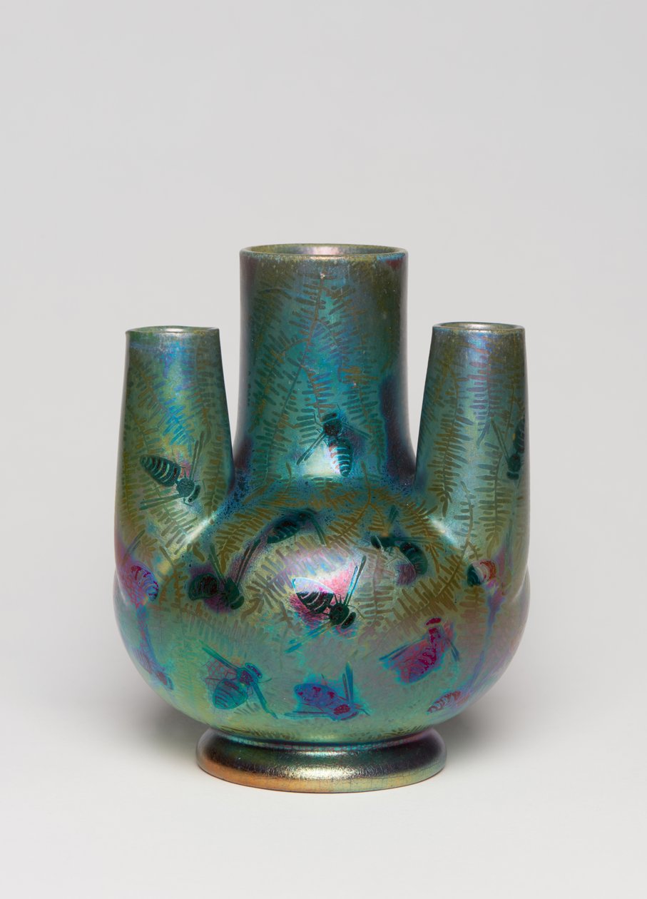Vase, ca. 1900 (glasert keramikk) av Clement Massier