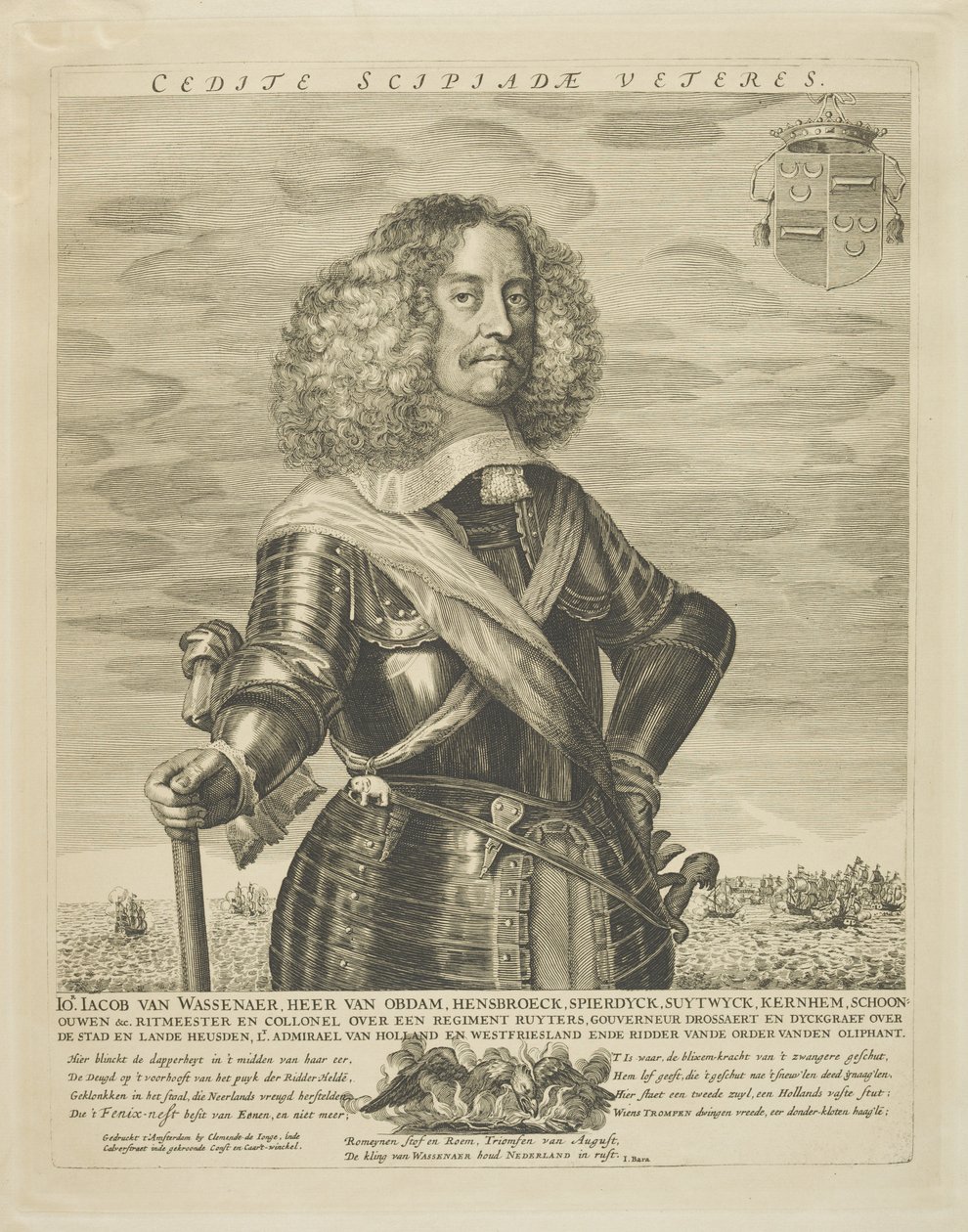 Jacob van Wassanaer, sent på 1600-tallet (gravering) av Clement de Jonghe