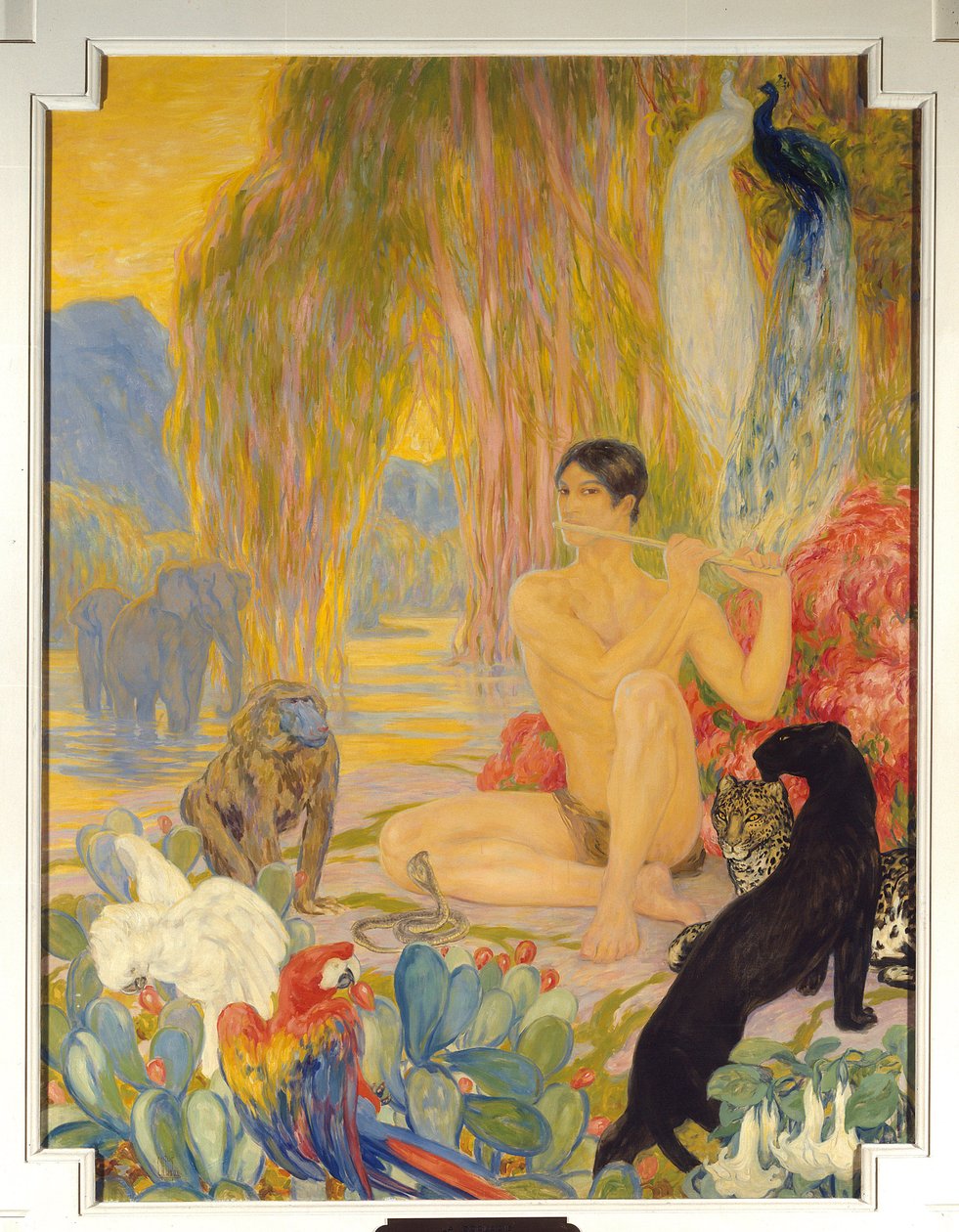 Zoologimaleriet av Clementine Helene (Clementine-Helene) Dufau (1869-1937) Paris fra det 20. århundre. Sorbonne av Clementine Helene Dufau