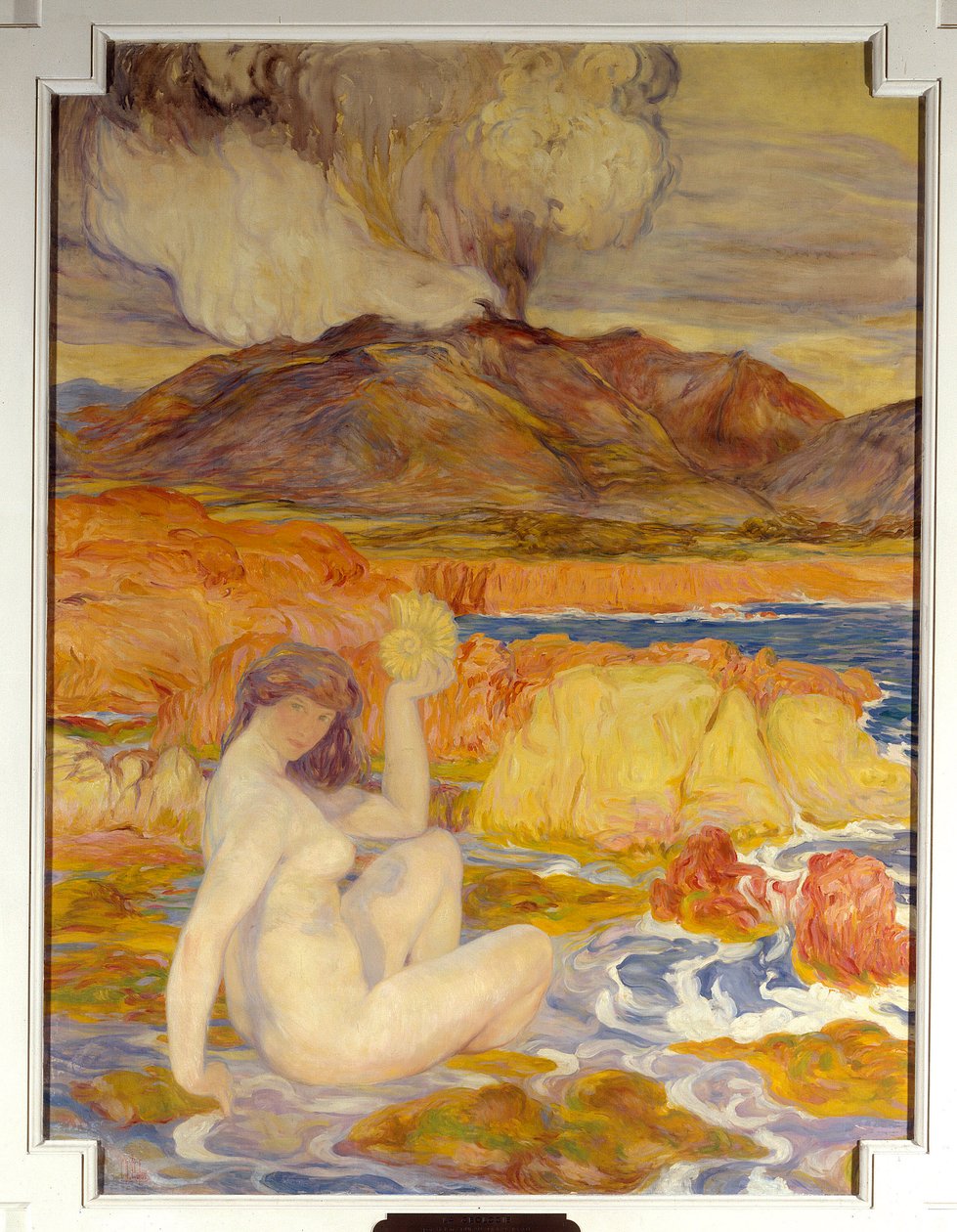 Geologimaleriet av Helene Dufau (1869-1939) Paris fra det 20. århundre. av Clementine Helene Dufau