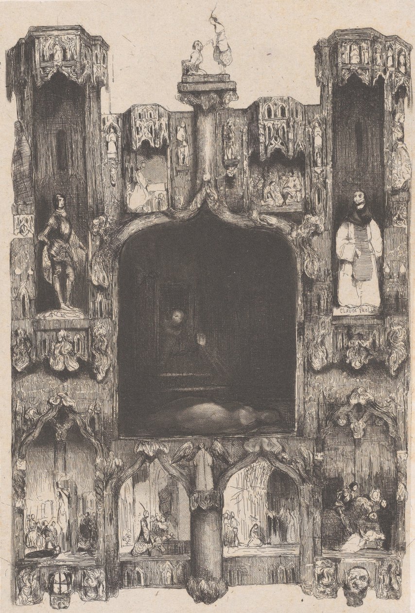 Notre Dame de Paris, 1832. av Célestin Nanteuil