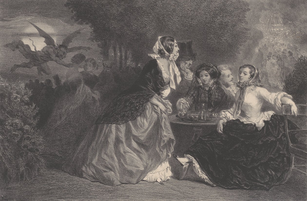 Djevelens døtre Skapningen, ca. 1848-62. av Célestin Nanteuil