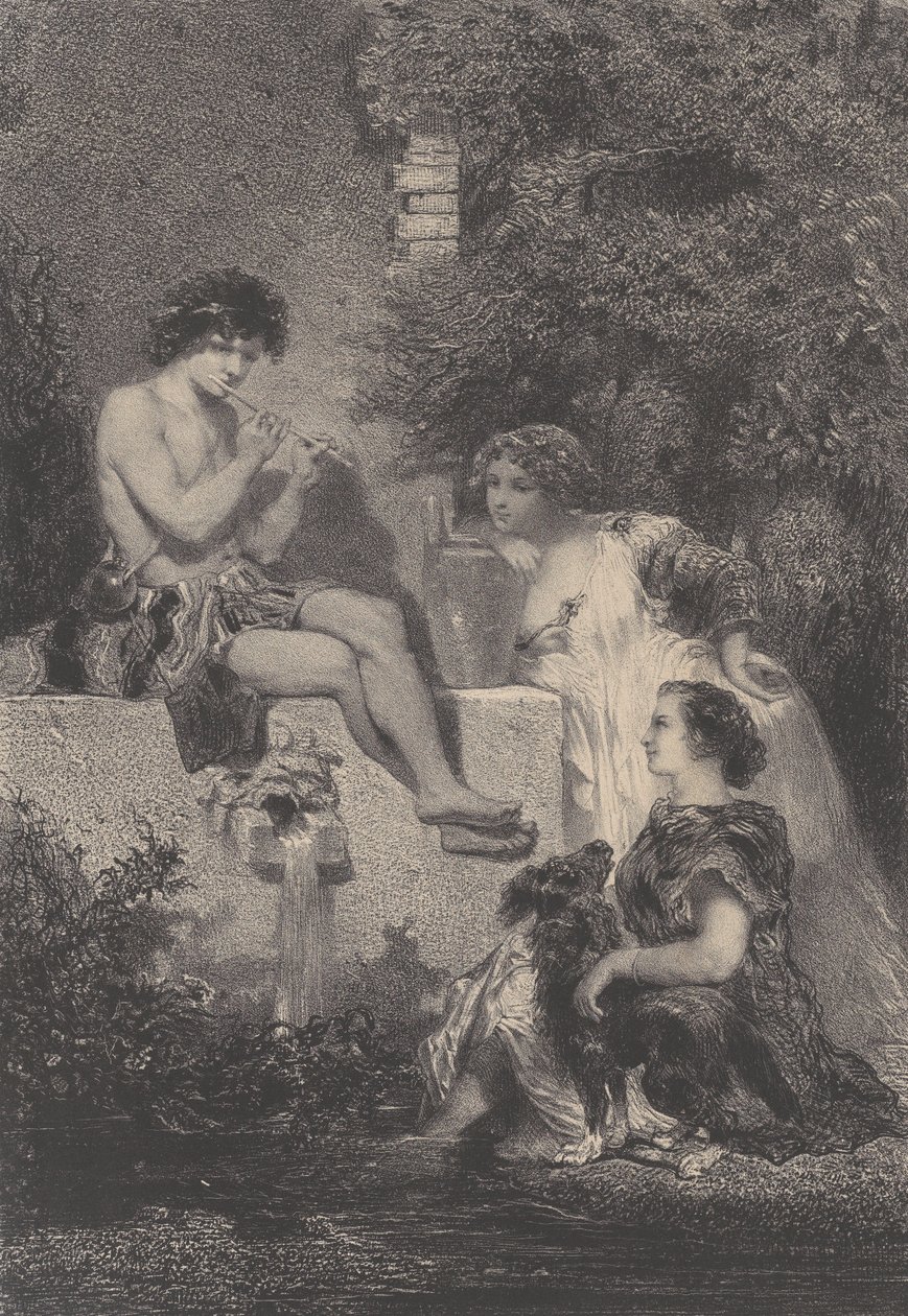 Fontenen, ca. 1830-70. av Célestin Nanteuil